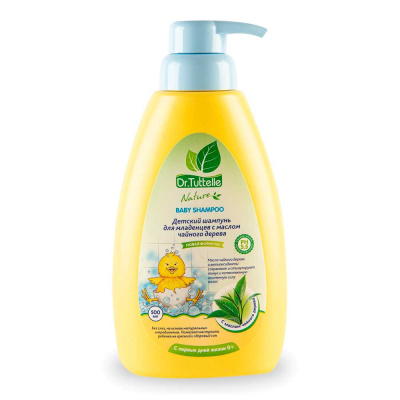 Шампунь для младенцев с маслом чайного дерева 500 мл Dr.Tuttelle DT053